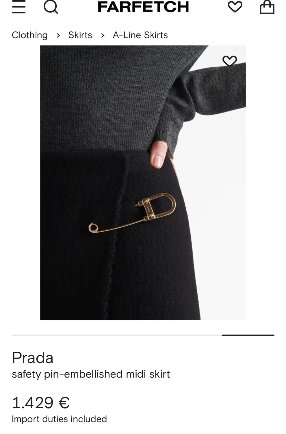 프라다스커트 상품이미지9