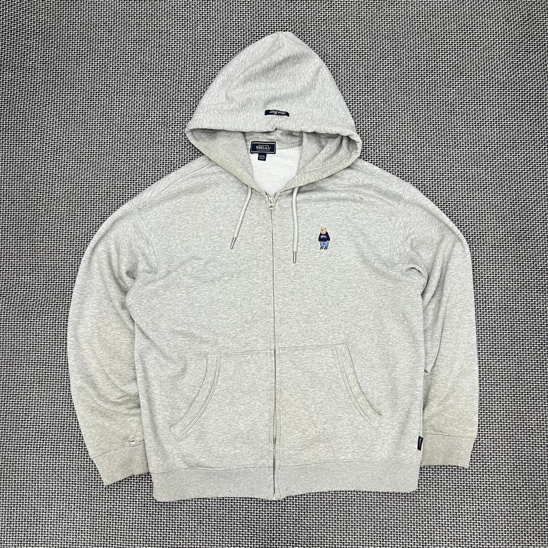 후아유 그레이 후드 집업 상품이미지1