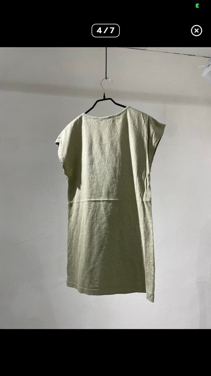 히스테릭 글래머 Wataru Komachi 그래피티 반팔 티셔츠 카키 상품이미지4