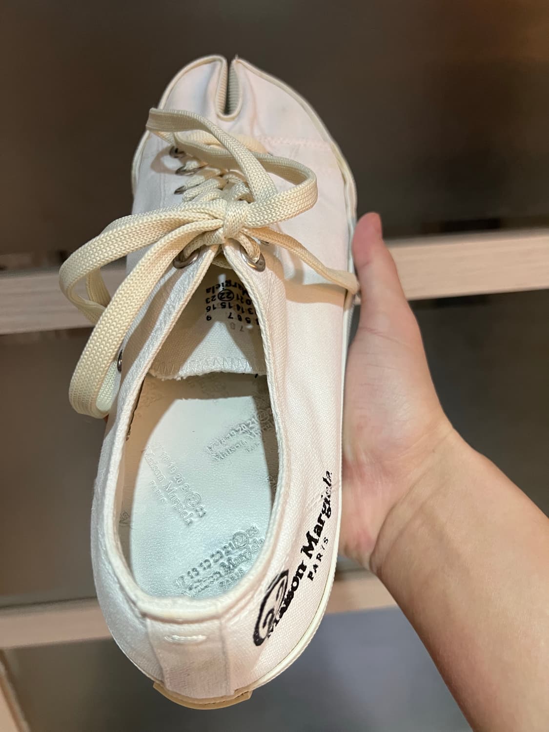 마르지엘라/ 타비 화이트 스니커즈 / 41 상품이미지8