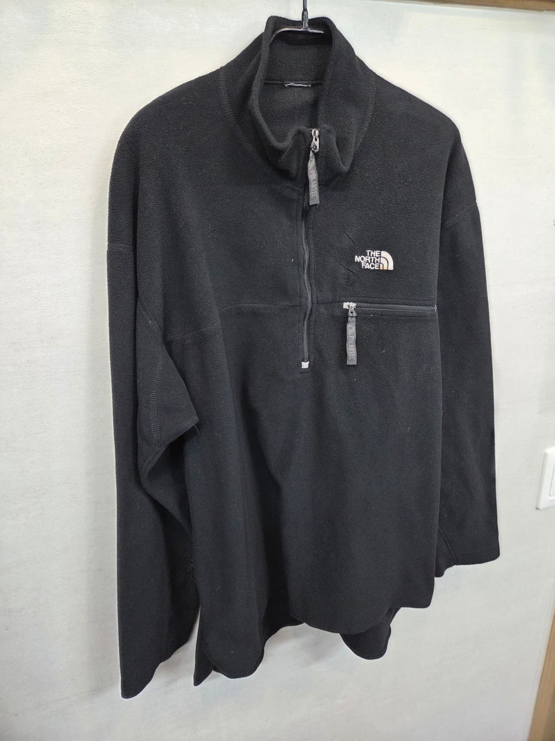 노스페이스 폴라텍 반집업 플리스 긴팔 L 루즈핏  상품이미지7