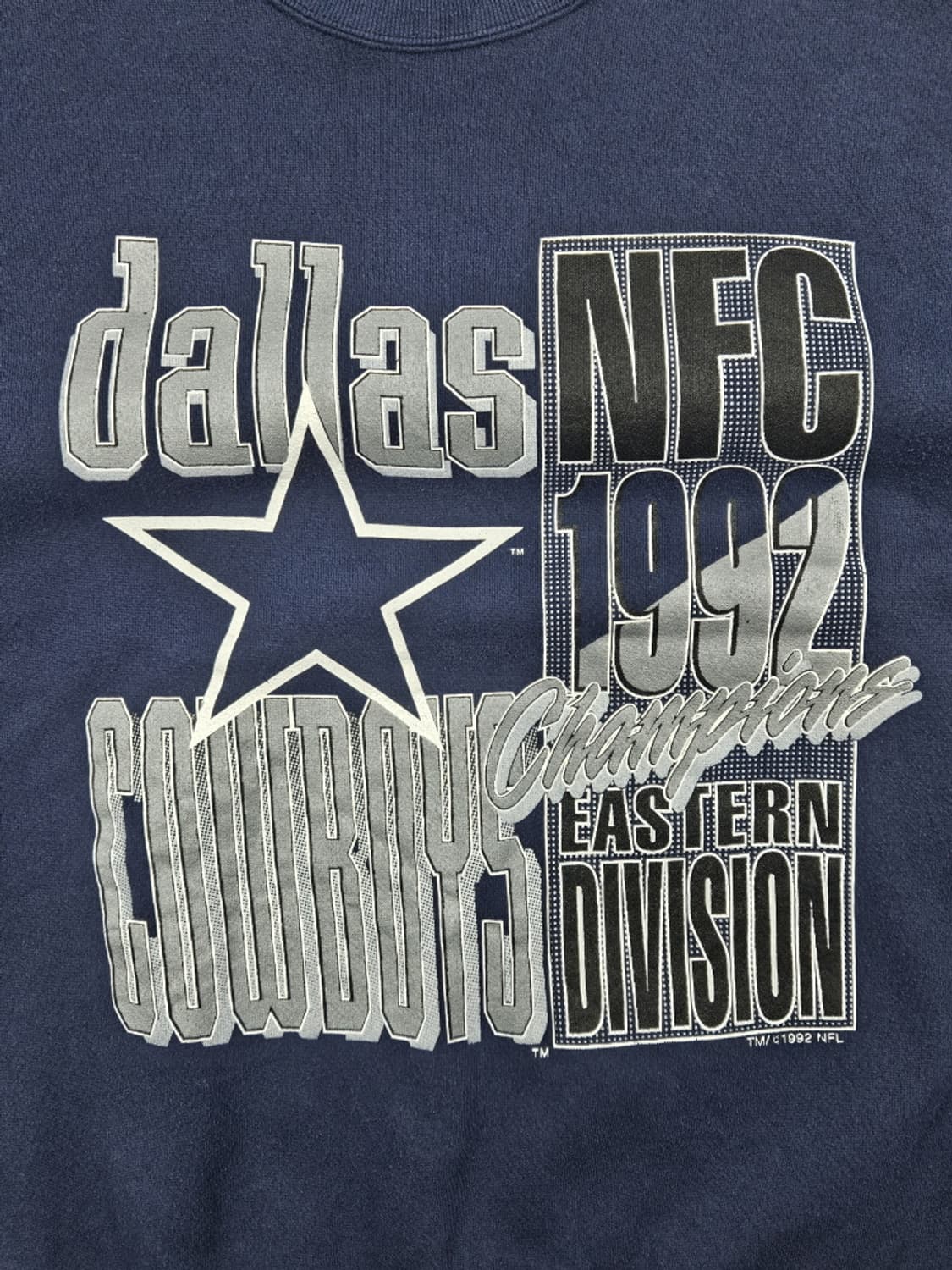 90's LOGO7 델라즈카우보이즈 스웻 맨투맨 ( XL )/ 10162 상품이미지6