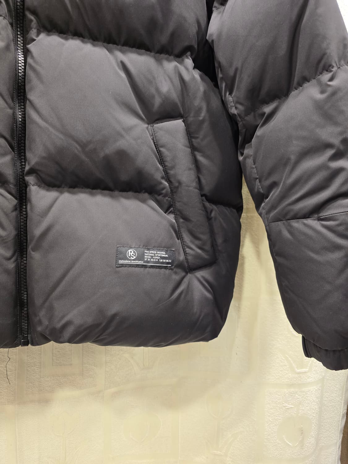 거의새거) 프로스펙스 남여공용 덕다운 숏패딩 푸퍼패딩 100사이즈 상품이미지5