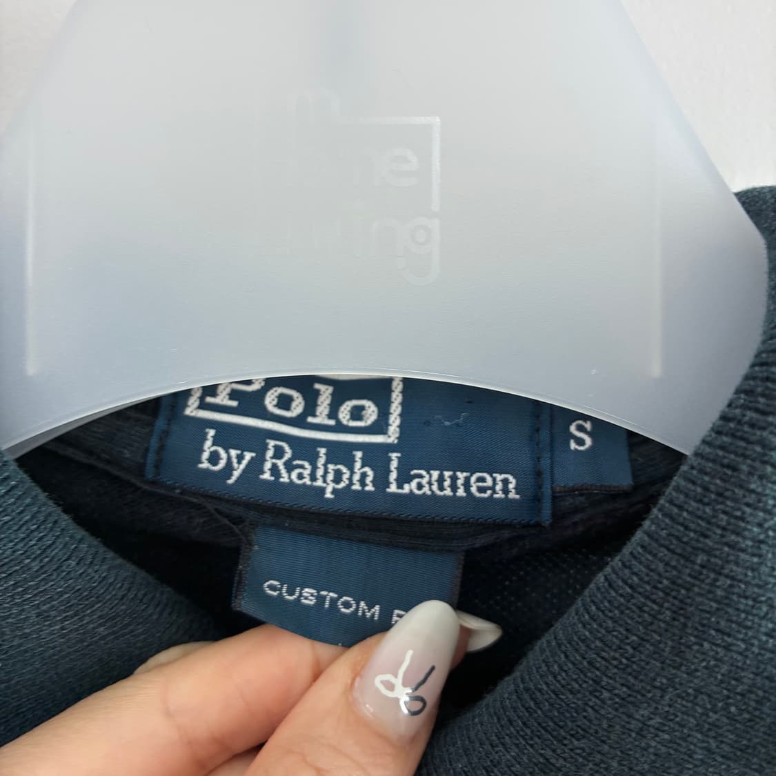 폴로 랄프로렌 레드 빅포니 블랙 카라 반팔 티셔츠 상품이미지5