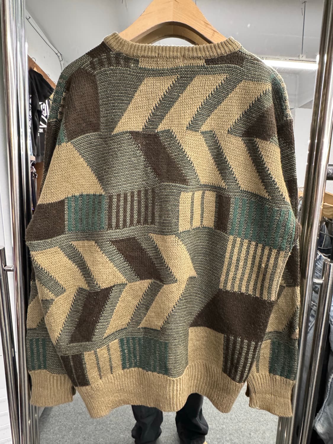 japanese vintage 패턴 니트 상품이미지4