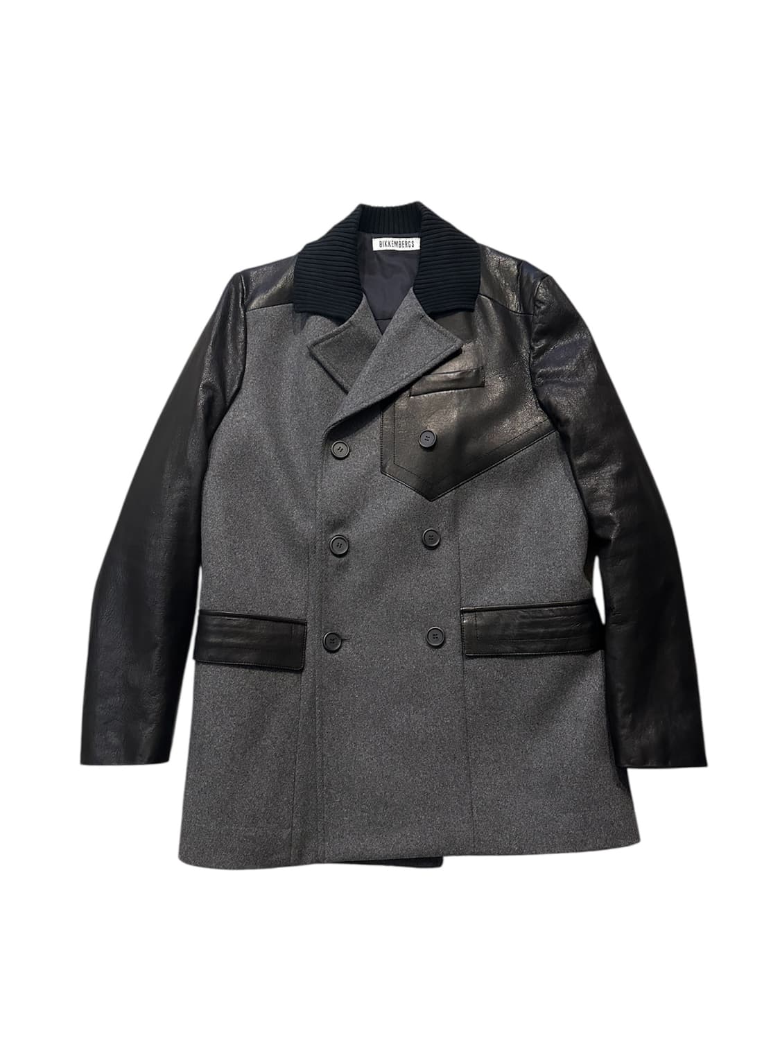 딕 비켐버그(Dirk Bikkembergs)의 양가죽 버진울 믹스 코트 상품이미지10