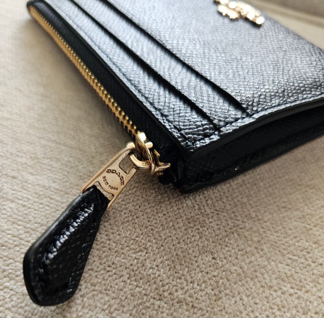 코치 블랙 키링 카드지갑 상품이미지7