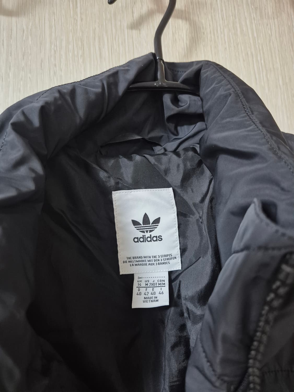 아디다스 제니 패딩 크롭 숏패딩 푸퍼 다운 자켓 블랙 상품이미지8