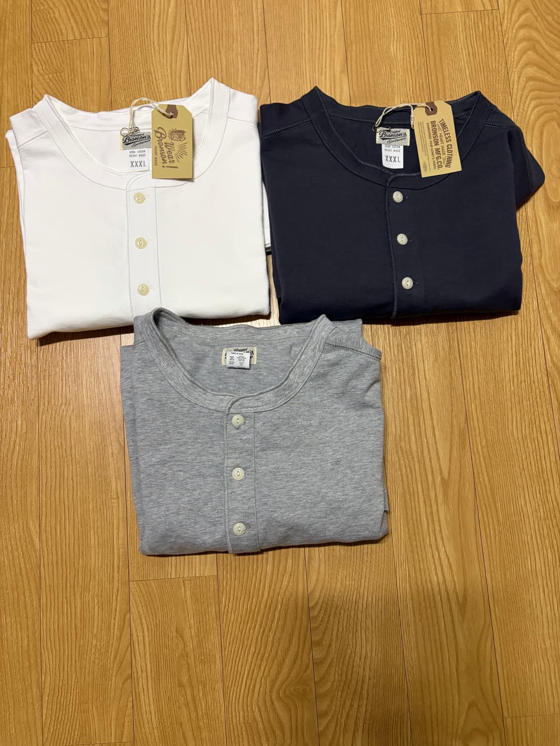 브론슨 10.6oz 반팔 헨리넥 상품이미지1