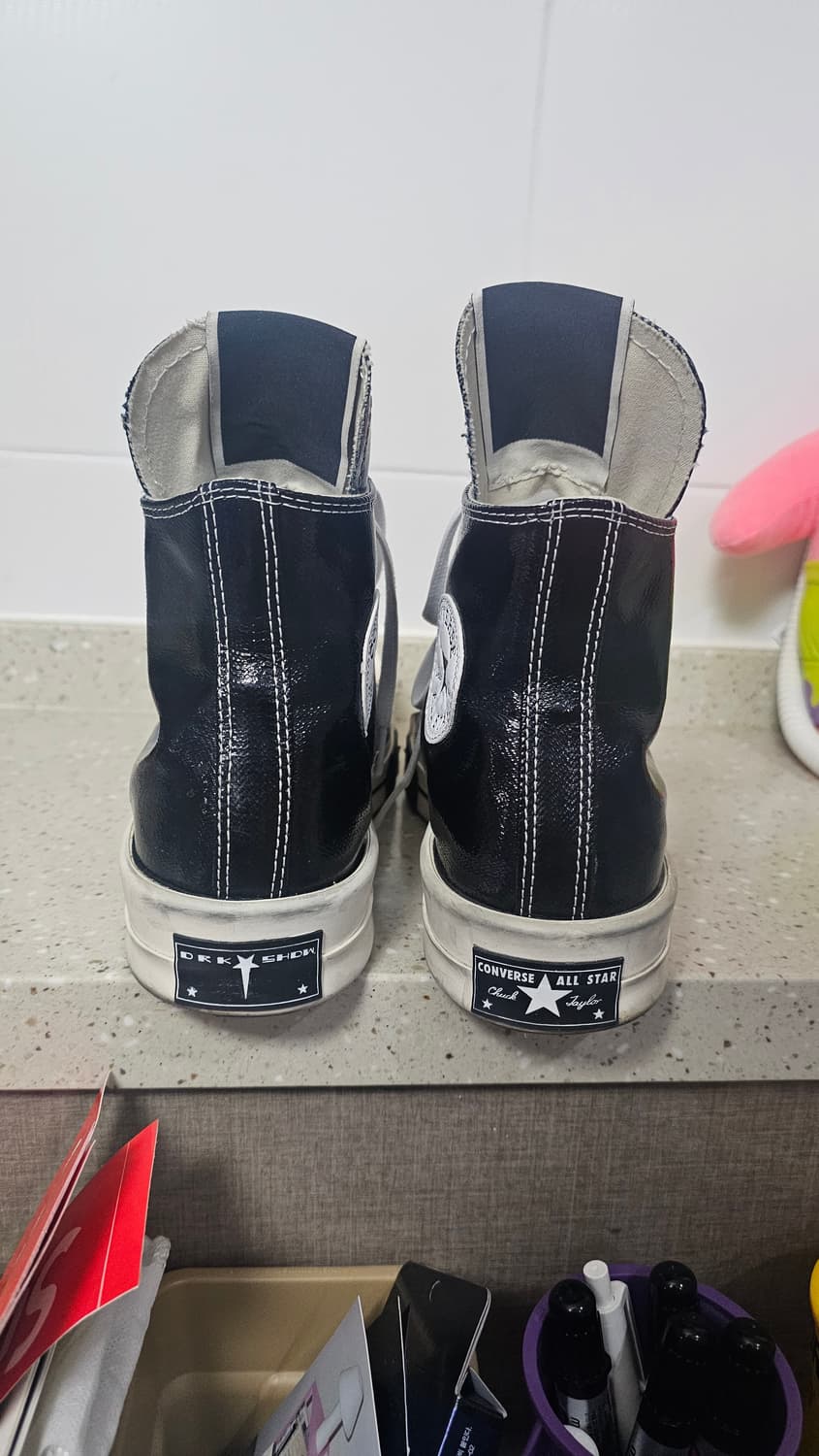 컨버스 터보다크 척 70 하이 다크쉐도우 블랙 래커 데님 270 상품이미지5