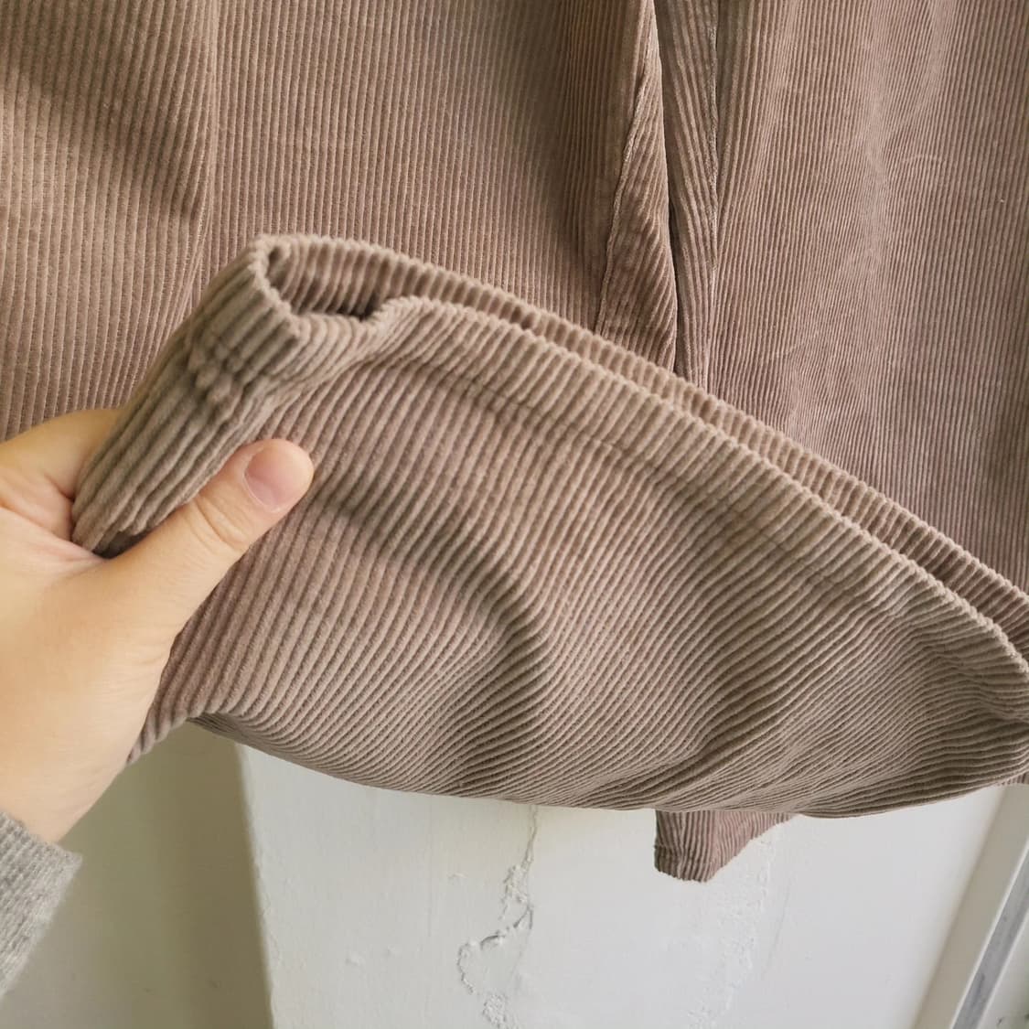 Studio clip 와이드 코듀로이 밴딩팬츠 상품이미지4