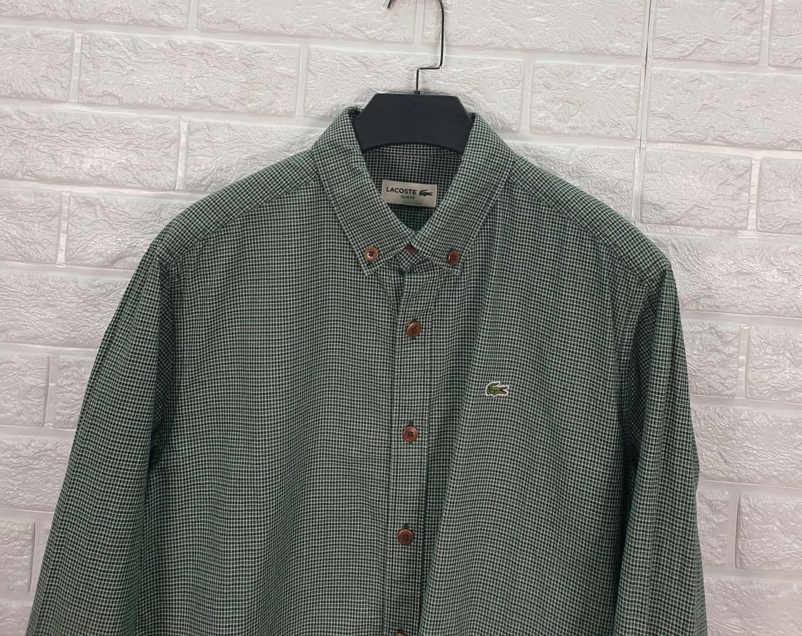 [105]라코스테 체크 셔츠 상품이미지4