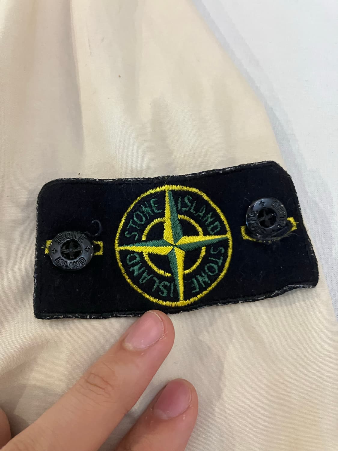 14ss 스톤아일랜드 아카이브 텔라 블레이저 자켓 크림 상품이미지2