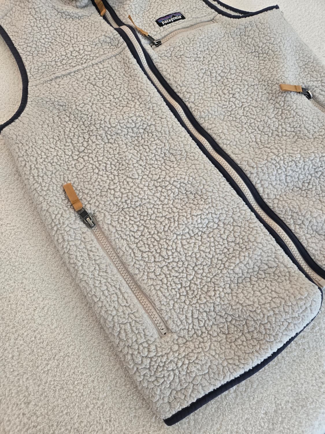 파타고니아 레트로 파일 조끼 아이보리 M 상품이미지3