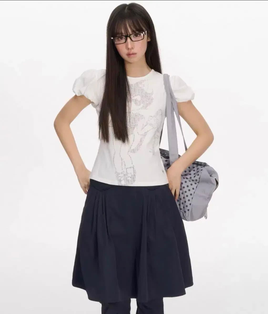 NECYstudio Art Cat Puff T-shirt 상품이미지1