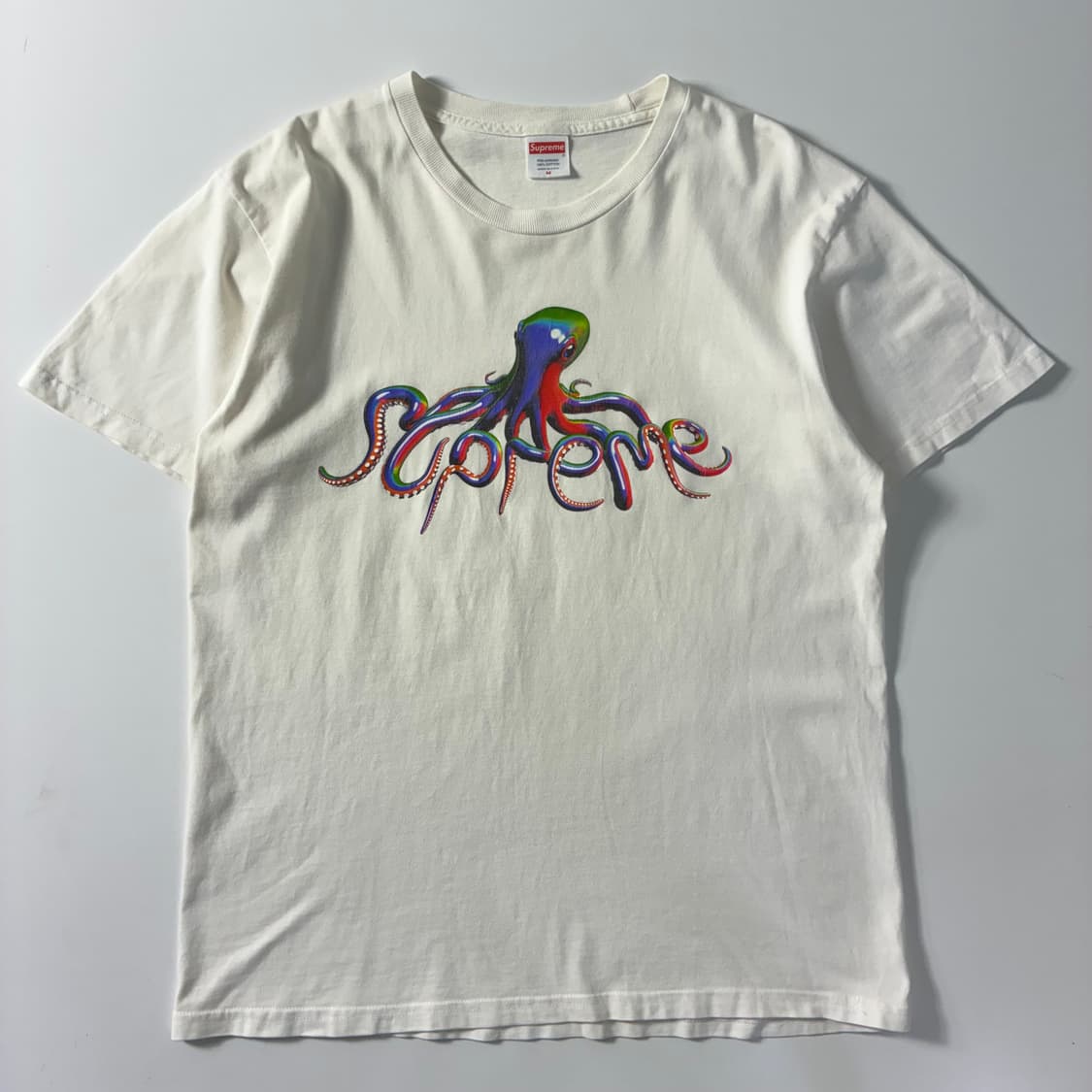 Supreme  슈프림 텐타클 옥토퍼스 화이트 반팔티셔츠  상품이미지2