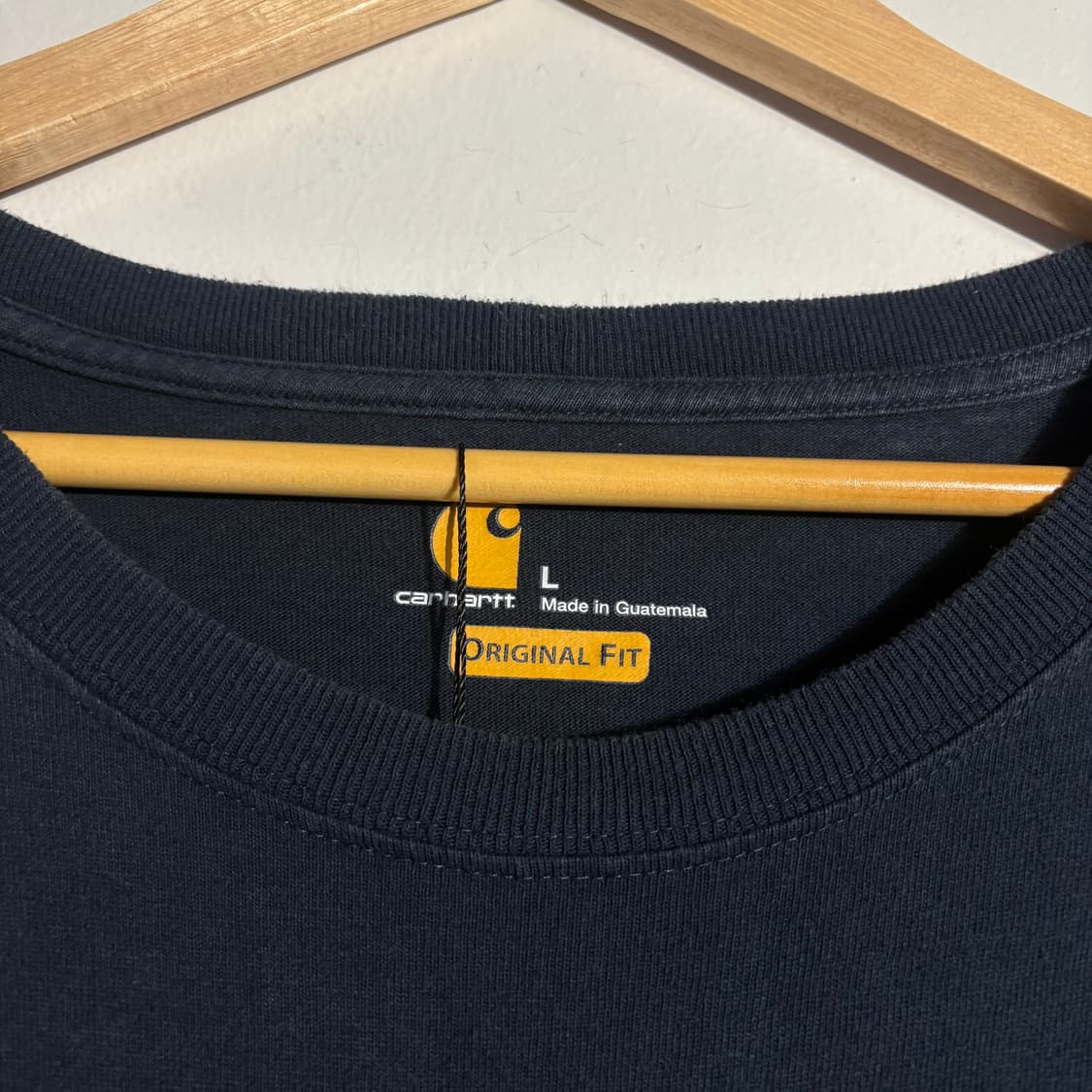 칼하트 네이비 무지 긴팔 티셔츠 (무료배송) 상품이미지2