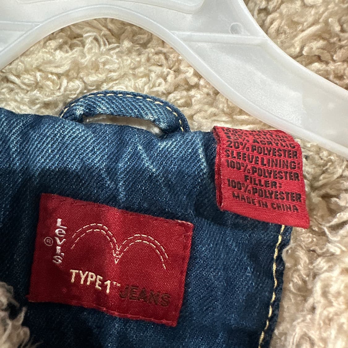 리바이스 타입원 양털 청자켓 M 상품이미지4