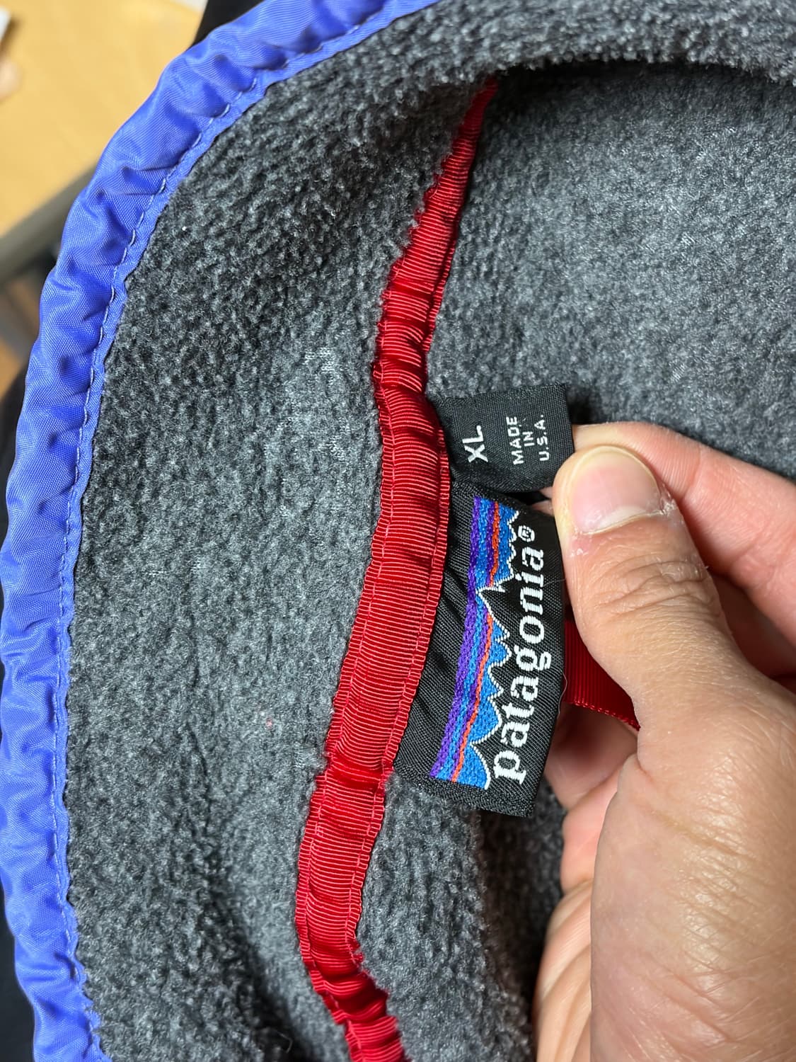 90s 파타고니아 신칠라 그레이 퍼플 rare 빈티지 상품이미지4