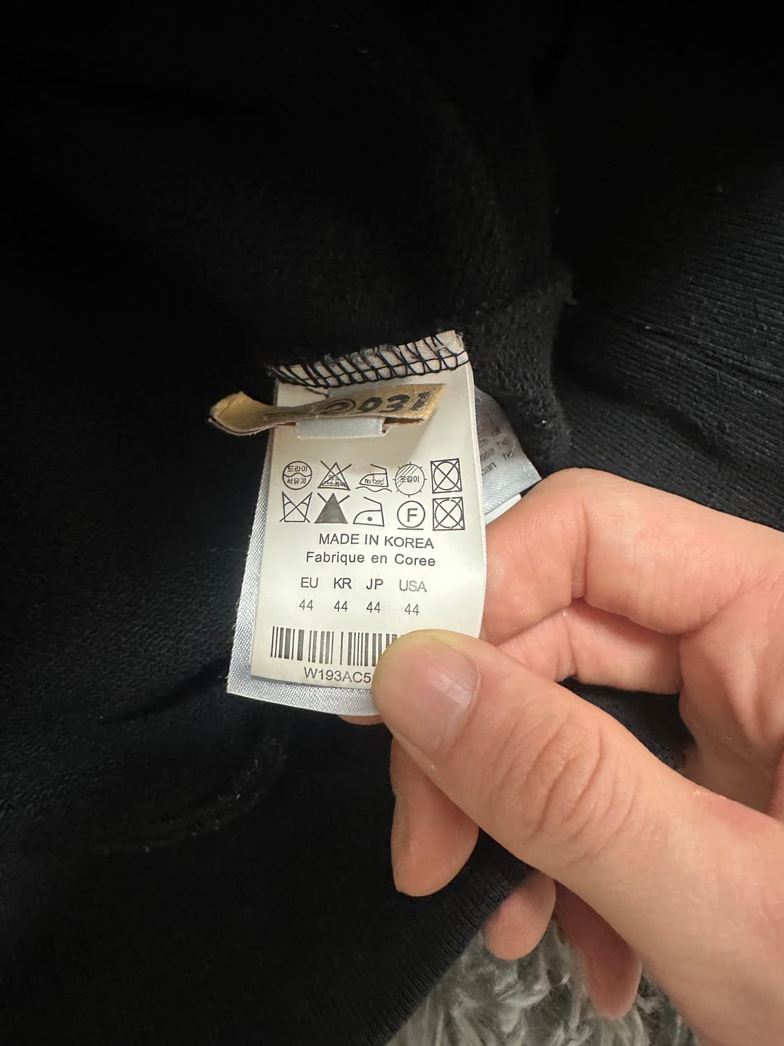 [플라워/44] 우영미 플라워 백로고 후드티 상품이미지6