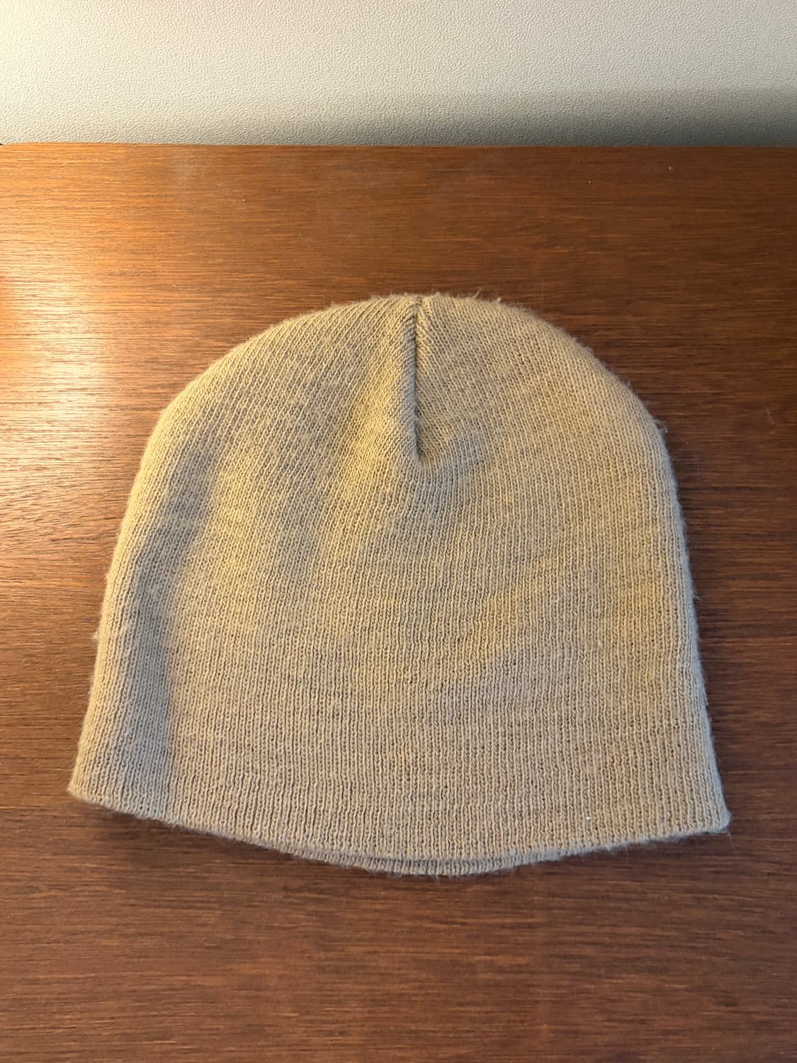 Y2K 00s 본 더치 Von Dutch 로고 브라운 베이직 비니 상품이미지2