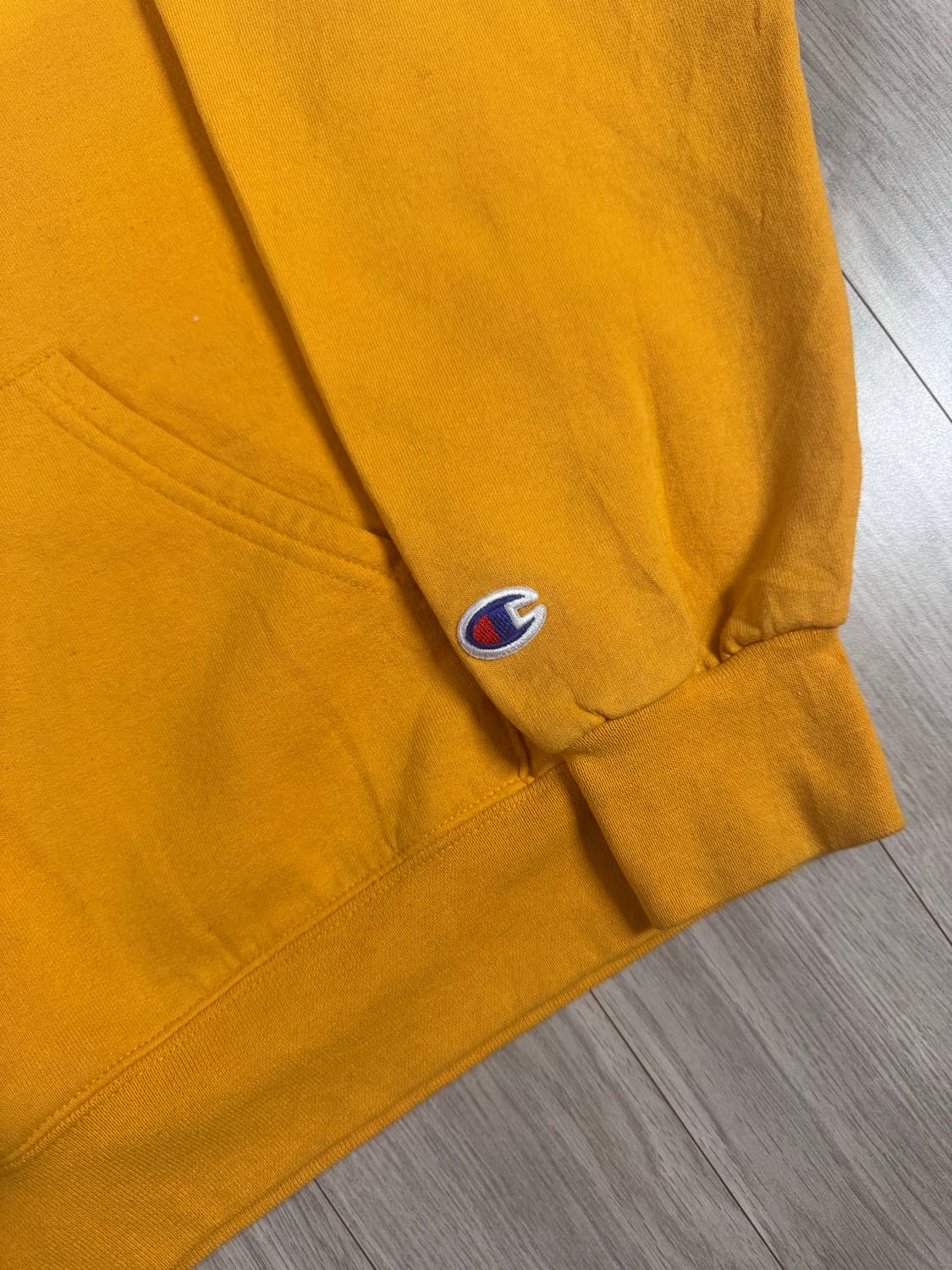 챔피온 밀워키 후드 티셔츠 옐로우 상품이미지3