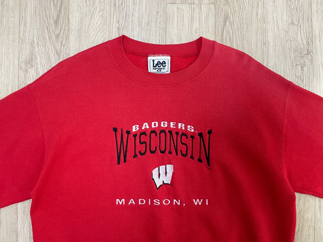 100~105) 80s Lee 미대학 위스콘신 맨투맨(RRL&LVC&폴로 상품이미지1