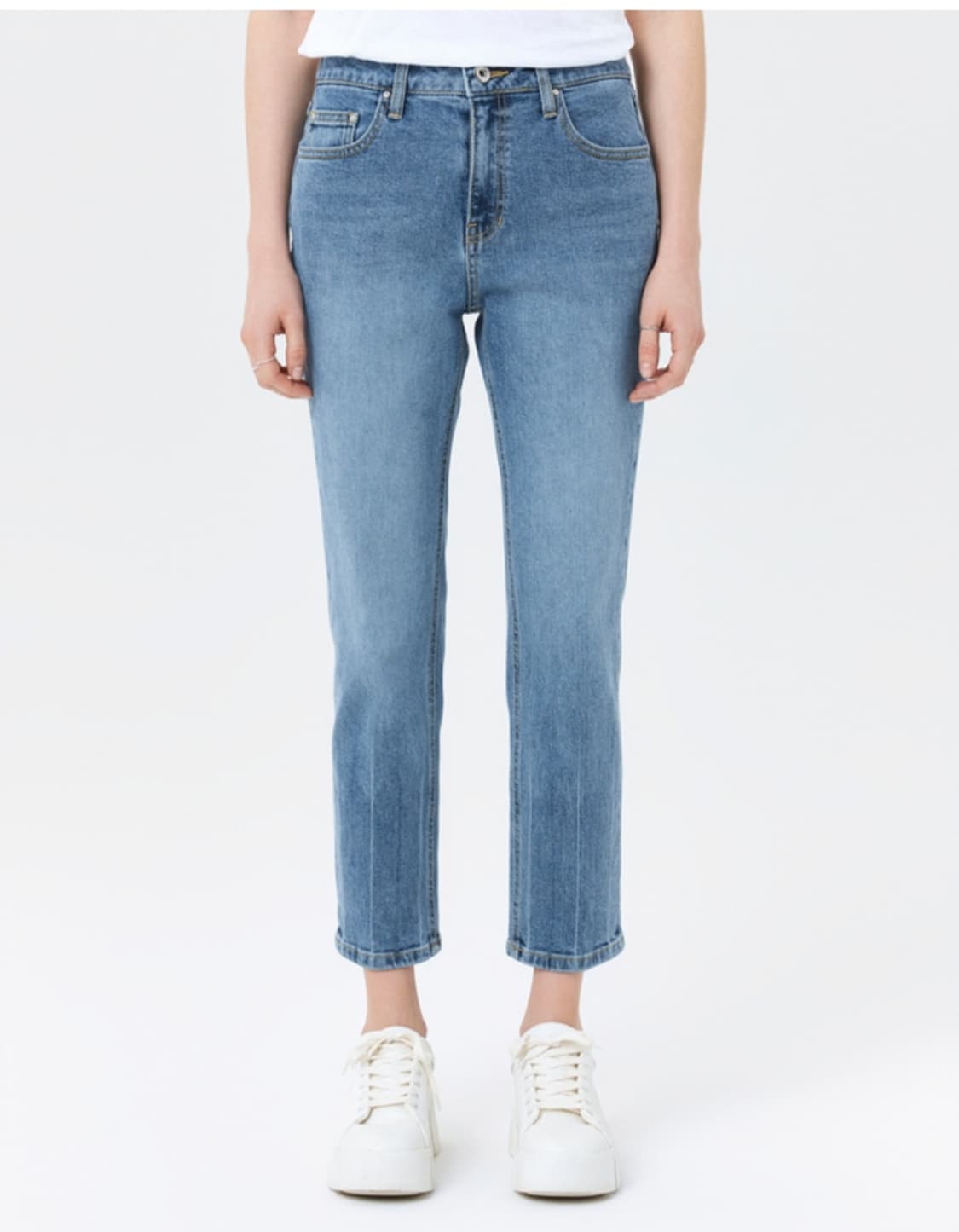 헤지스레이디 블루슬림 스트레이핏 데님팬츠 26사이즈 상품이미지1