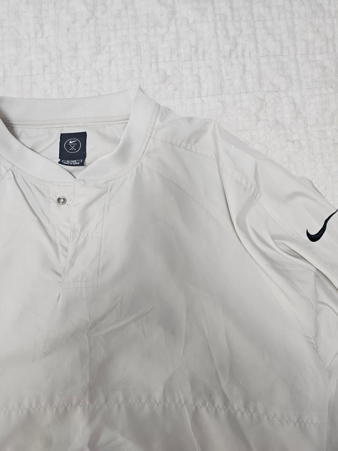 나이키 베이지 골프 아노락 상품이미지2