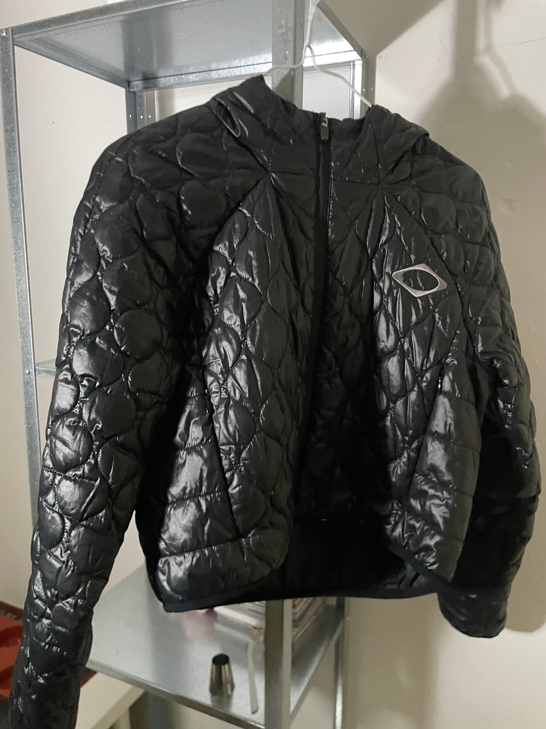 미스치프 롬버스 퀼티드 자켓 패딩 블랙 상품이미지2