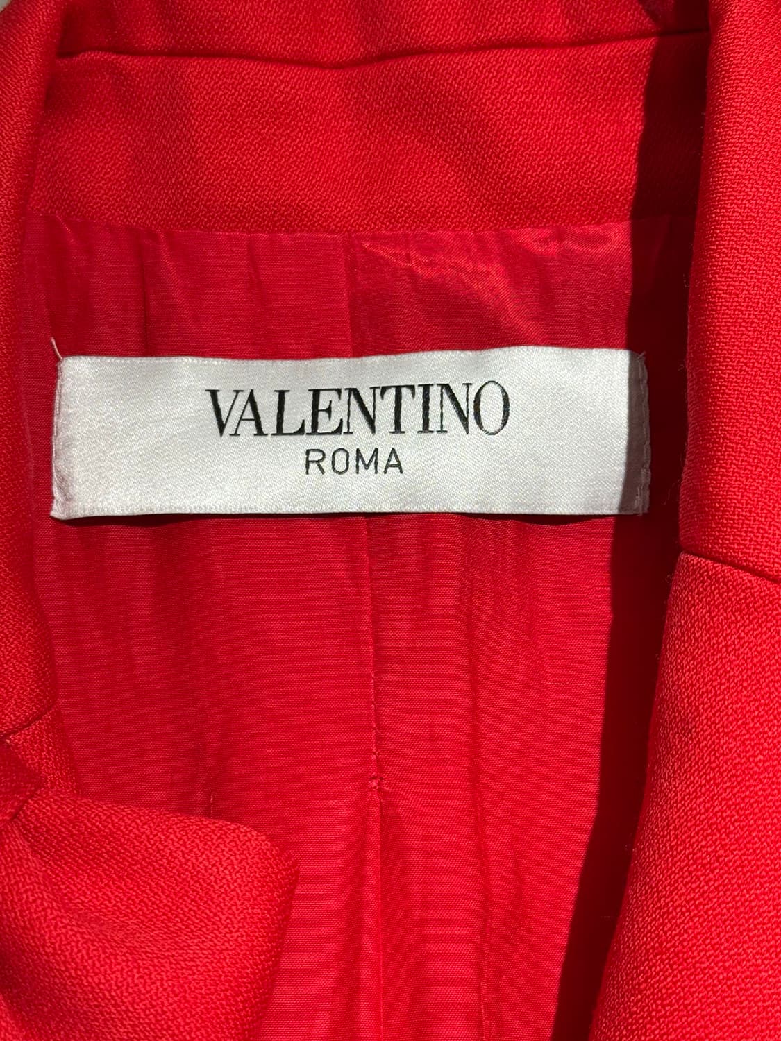 발렌티노 레드 리본 울 롱 코트 상품이미지7