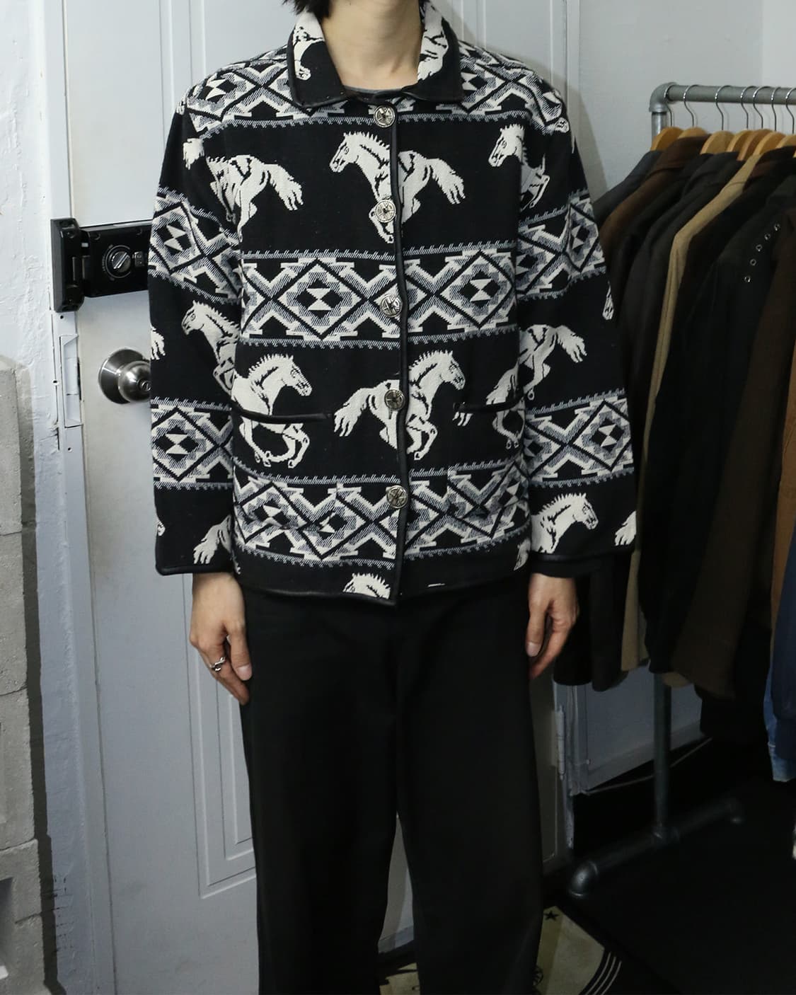 빈티지 웨스턴 태피스트리 자켓  상품이미지4