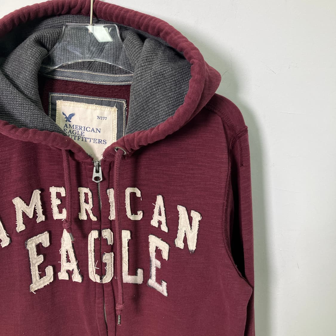 아메리칸이글 버건디 후드집업 상품이미지3