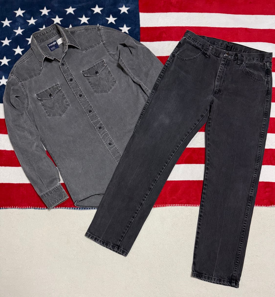 랭글러 웨스턴데님셔츠 Wrangler western denim shirt 상품이미지10