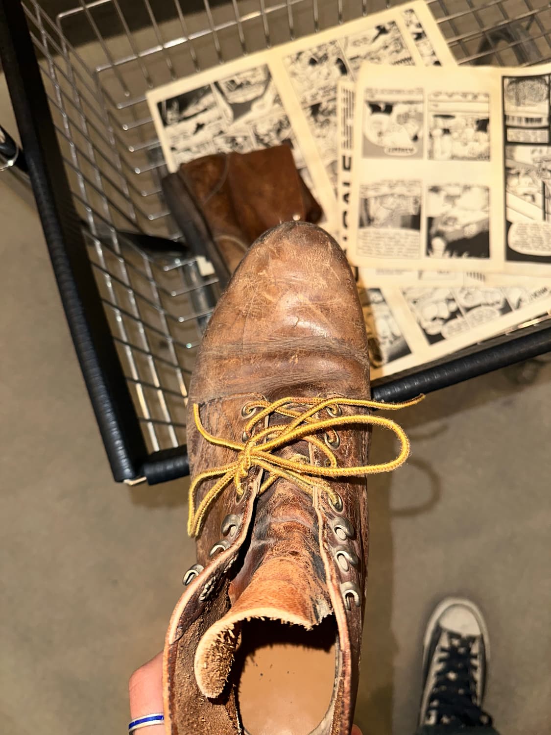 90‘s Red Wing 2126 utility brogan boots 상품이미지9