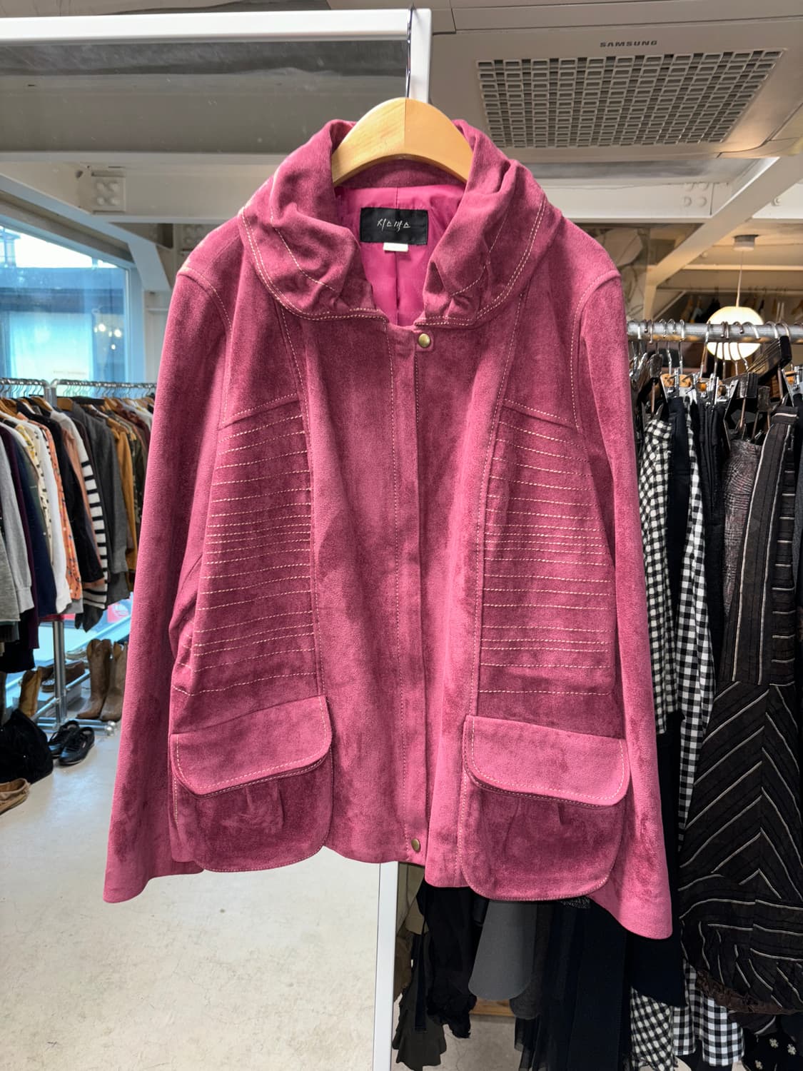 시스막스 페이크 스웨이드 자켓 상품이미지3