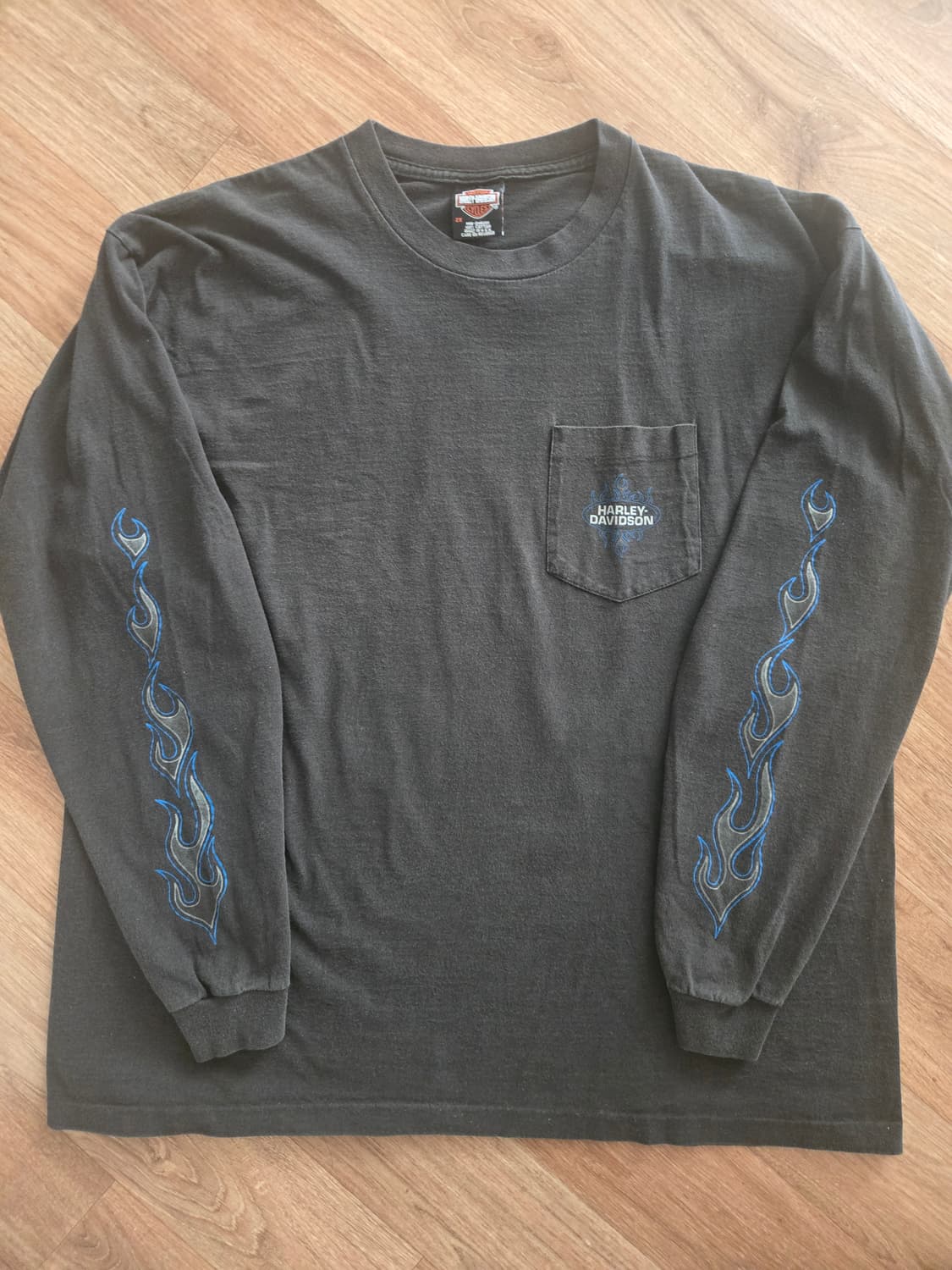 2001 할리데이비슨 블루 플레임 롱슬리브 상품이미지1