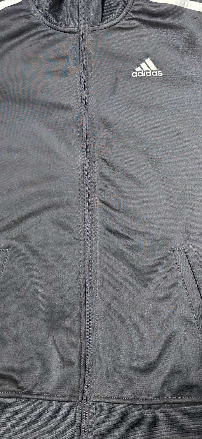 아디다스 삼선 트랙 자켓 그레이 S 상품이미지5