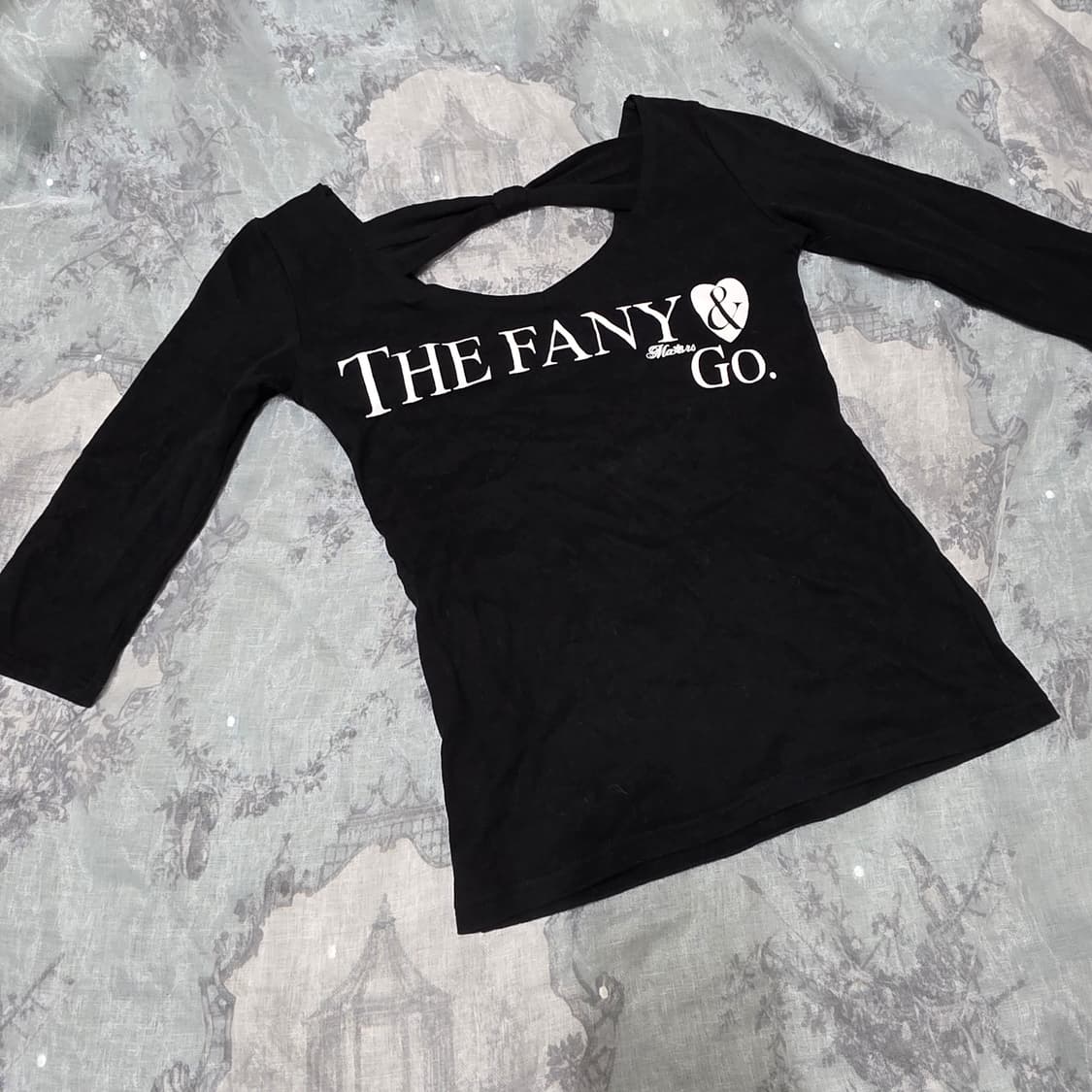 마즈 슈가글로스 백리본 갸루 반팔탑
펑크갸루y2k 상품이미지2