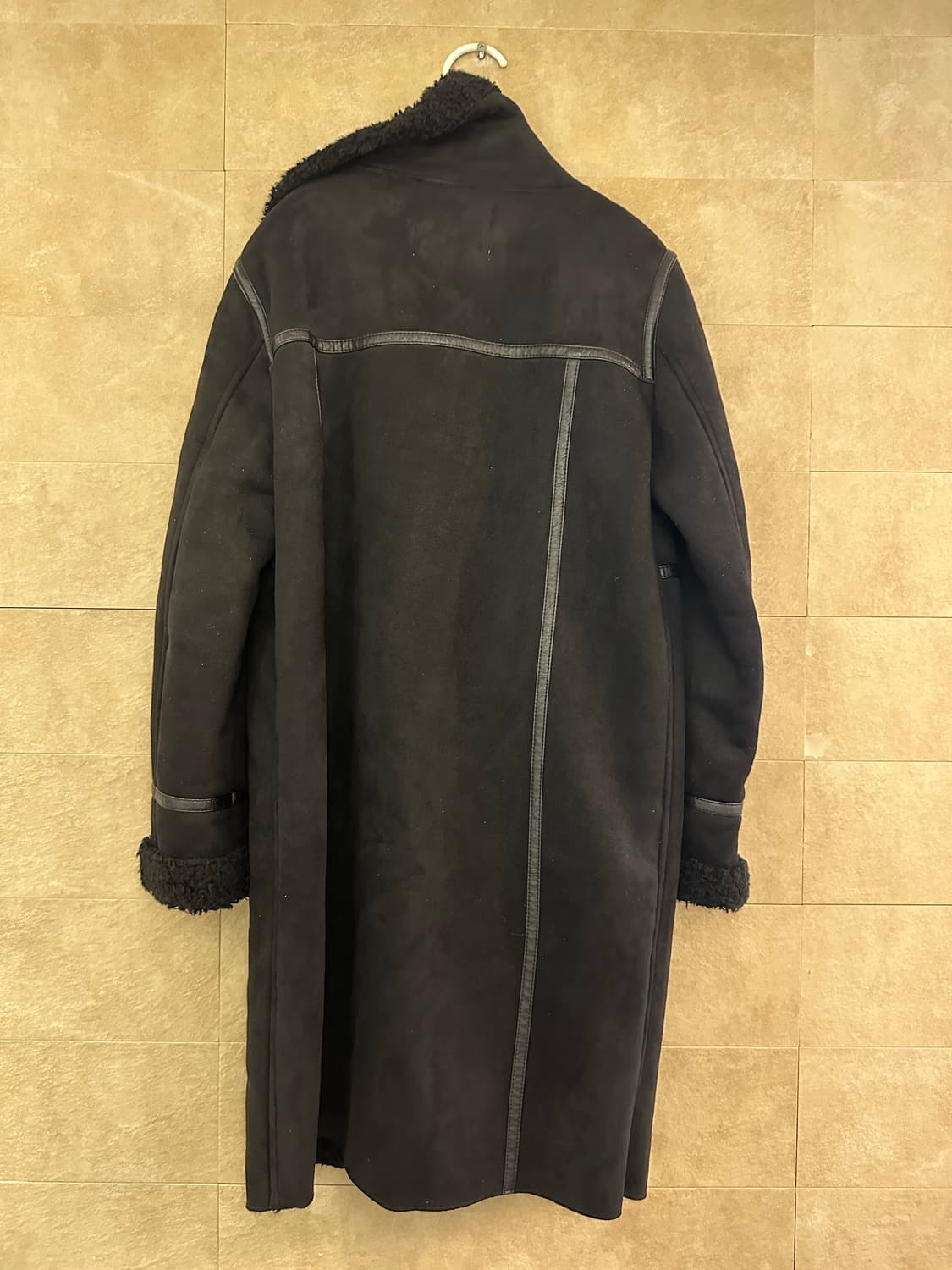 자라 여성 무스탕 롱 코트 M 상품이미지8