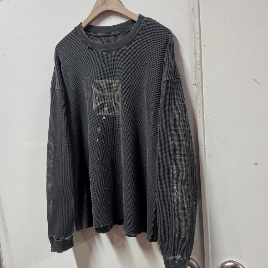 빈티지 웨스트 와플긴팔 상품이미지4