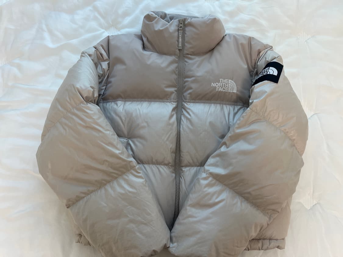 노스페이스 눕시 패딩 크림 베이지 상품이미지2