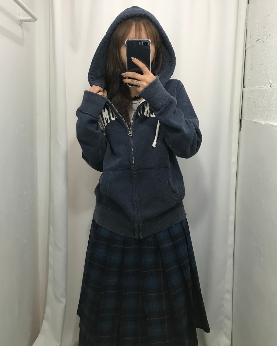 아베크롬비 네이비 후드집업 (M) 상품이미지3