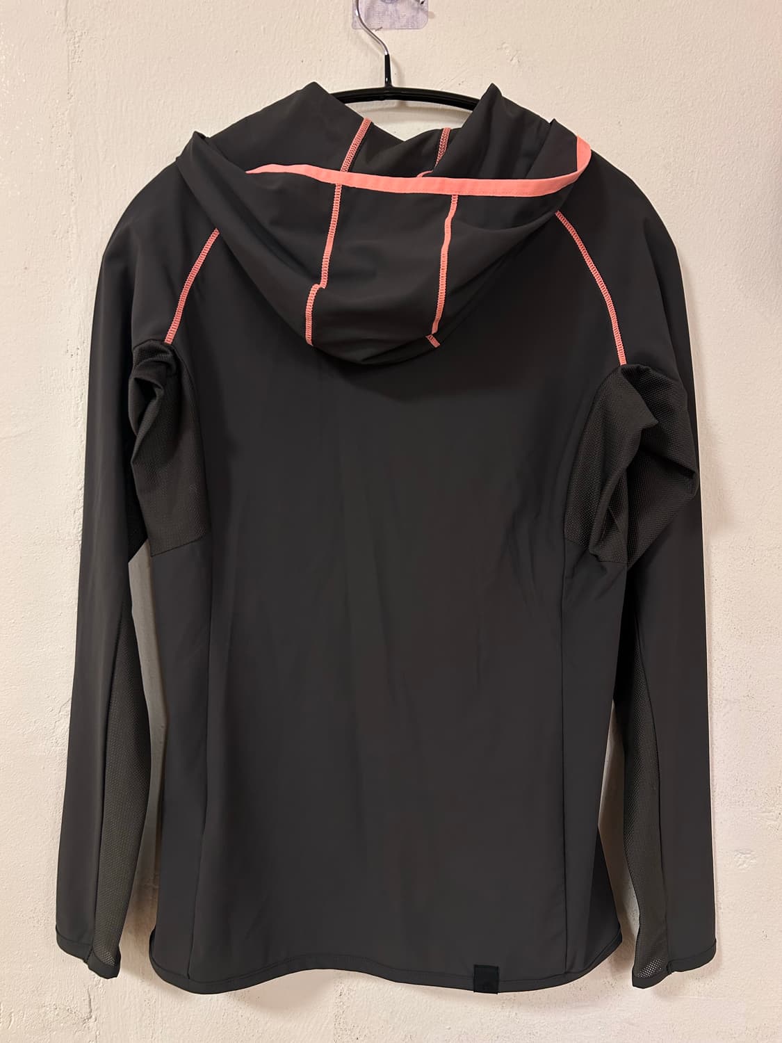 아디다스 여성 후드 자켓 95 차콜/코랄 상품이미지5