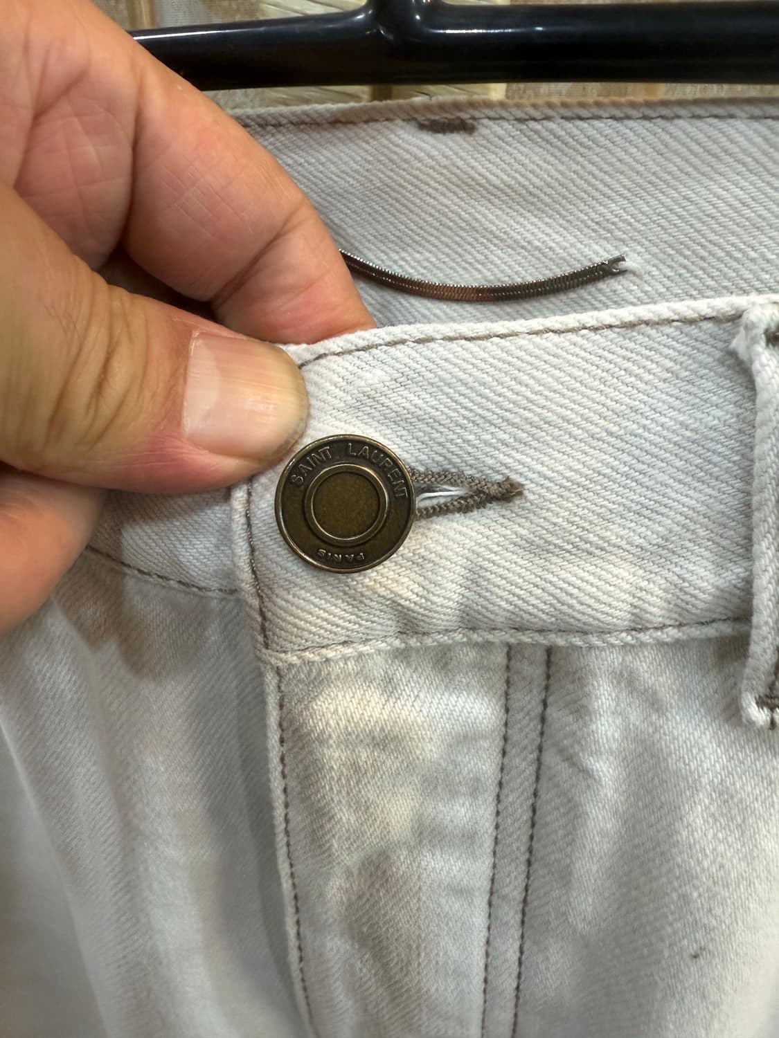 32-33 정품 생로랑 데님팬츠 팝니다 상품이미지2