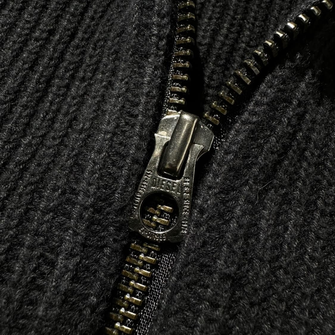 디젤 투웨이 니트 집업 가디건 블랙 상품이미지7