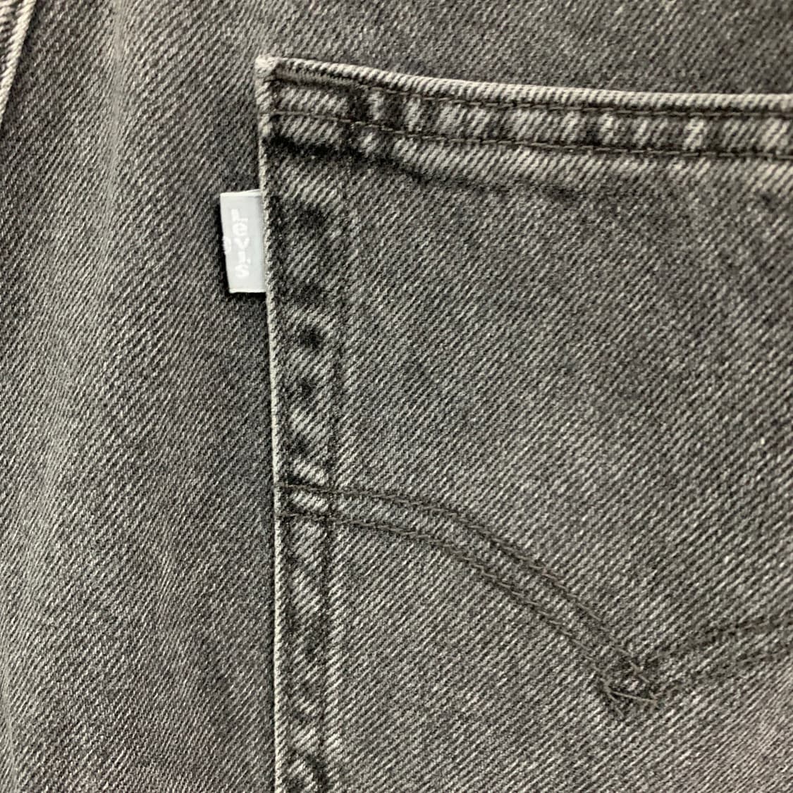 30인치 리바이스 실버탭 루즈 흑청 버뮤다 데님팬츠 청반바지 상품이미지4