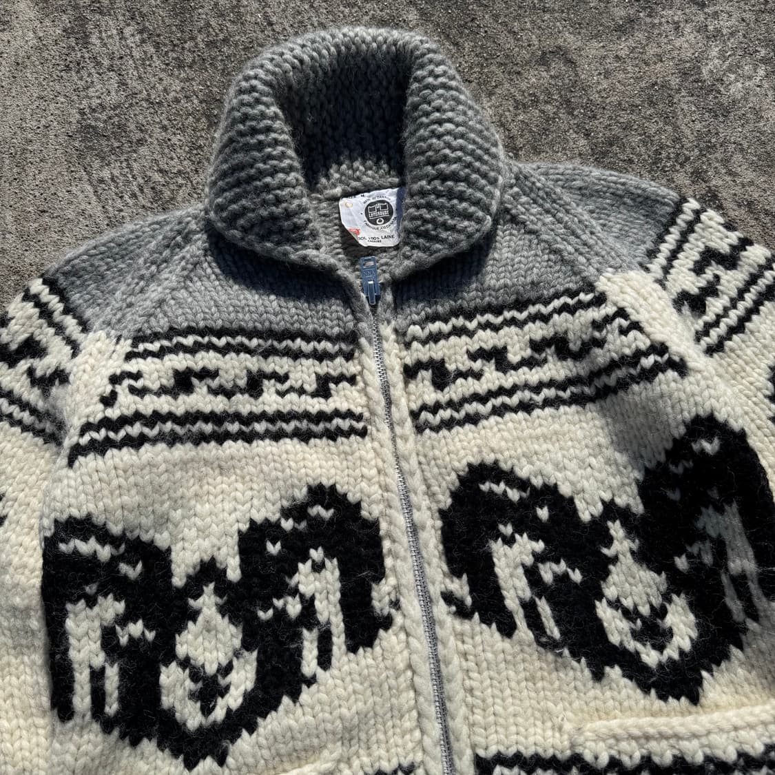 [M~L] Long House 산양 자수 코위찬 상품이미지5