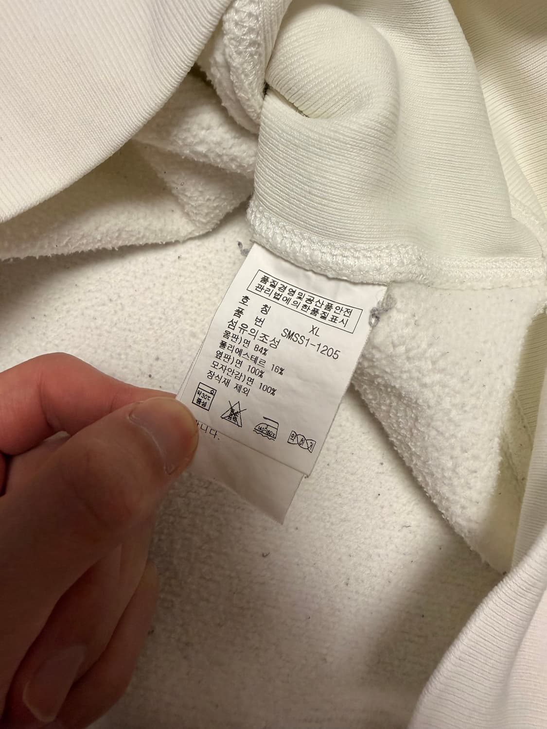 폴로 빅포니 후드티 화이트 상품이미지8