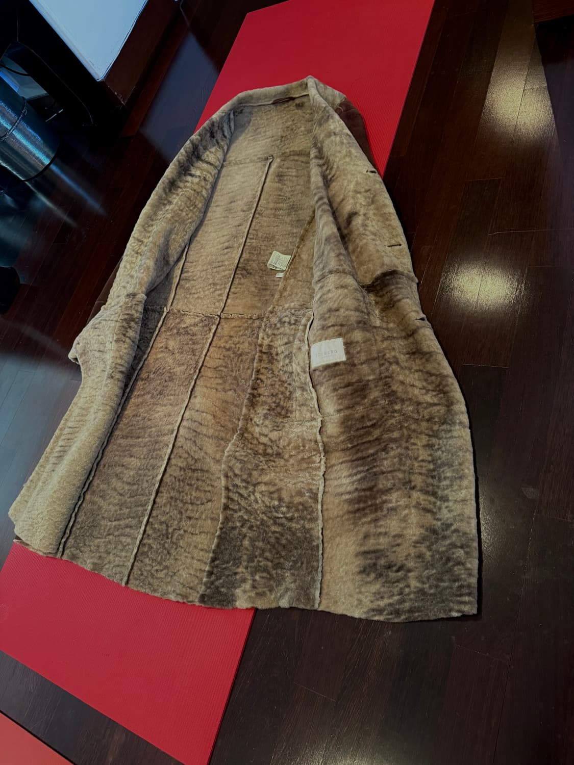 아이스버그 무스탕 롱코트 상품이미지6